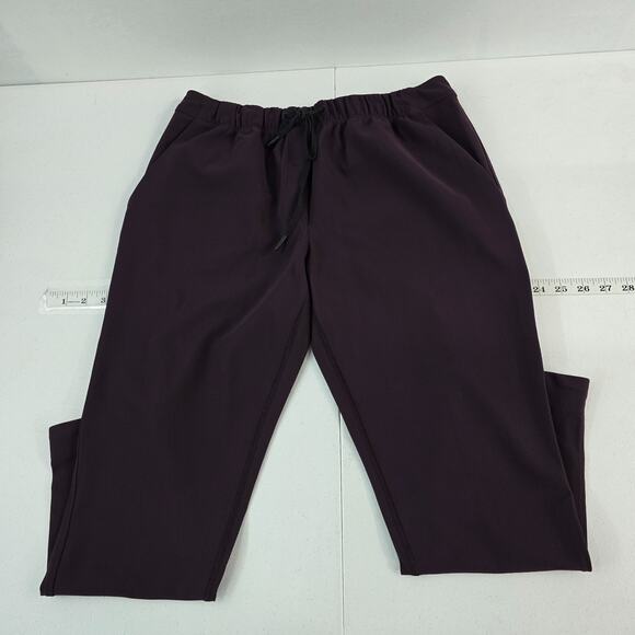 Lululemon Women’s Size 8 Stretch Jogger Pants Plum Drawstring Waist Nylon (6168) - Picture 1 of 10